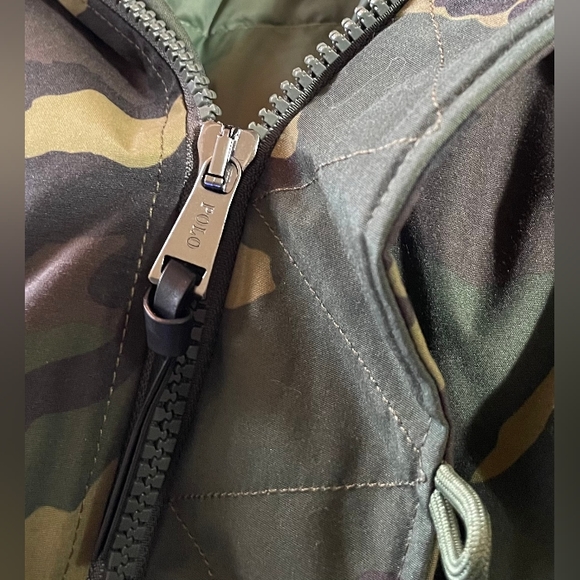NWT $498 POLO RL RALPH LAUREN Camo Down Filled Bomber Jacket Coat Men’s Medium - Picture 6 of 14